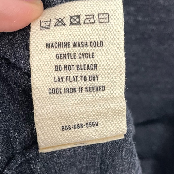 Buck Mason AVALON KNIT POLO 100% Cotton Slub Sweater Size Medium Navy. 3 - Picture 7 of 7